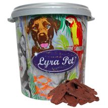 Lyra Pet - 5 kg de lanières d'agneau dans un bac de 30 l