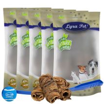 Lyra Pet - 5 kg Wrap à base de poumon de bœuf et de rongeurs chevaux + lance-balle
