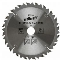 Wolfcraft - Lames de scies circulaires manuelles Série marron (coupes rapides, grossières)