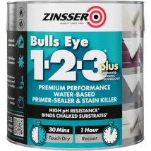 Zinsser - Bulls Eye 1-2-3 Plus - White - 2.5L