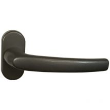 Klose Besser - 1 Manilla de Ventana de Aluminio - futur - gris (F9 ral 9006) 7 mm cuadrado Proyección 35 mm