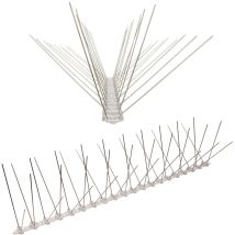 Pestsystems - 3 metri (6 x 0,5 m) Dissuasori di picchi anti-piccione con base di policarbonato -4-striscia di Picchi antipiccione la soluzione di