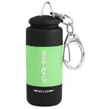 1 mini porte-clés lampe de poche LED rechargeable par USB lampe de poche porte-clés lampe torche étanche porte-clés F6V9 lumière Flashli