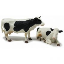 Mucche per Presepe 2 pz assortiti h 7 cm 86293