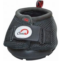1, Noir: Simple Boot Trek 2 ferrements pour chevaux avec fermeture tearjaw simple sur le devant