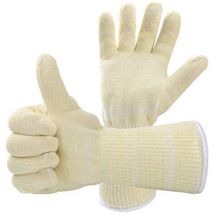1 Paar Grillhandschuhe Hitzebeständige Universalgröße Grillhandschuhe - Küchenhandschuhe Bis 500°c Hitzebeständige Ofenhandschuhe Für Bbq, Grillen, 