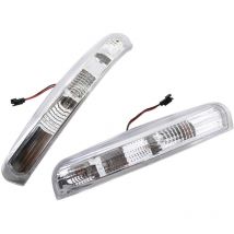 Decdeal - 1 paio di indicatori di direzione per specchietto retrovisore per auto, sostituzione della lampada a led per specchietto laterale per