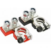 1 Paire Connecteur de Borne de Batterie Terminal De Batterie De Tête De Pile De Batterie Batterie Terminaux Connecteurs pour Voiture Camionnette