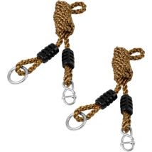 1 Paire de Cordes de Balançoire Réglables 1.8M Cordes Extension pour Balançoire – Sangle de Fixation de Balançoire pour Hamacs, Camping, Balançoires,