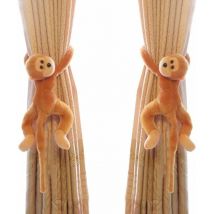 1 Paire de Crochets pour Embrasses de Rideaux Singe Rideau Clips Corde Porte-Accessoires pour Rideaux pour Animaux Rideau de Retenue Décoratif pour