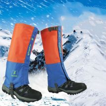 1 paire de guêtres de randonnée et guêtres de neige imperméables, anti-neige, pluie, boue et vent pour les activités de plein air