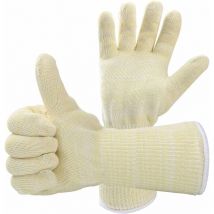 1 Paire Gants de Barbecue Gant Anti-Chaleur Taille Universelle Grill - Gants de Cuisines Résiste Jusqu'à 500°C Gants de Four pour bbq, Grillades,
