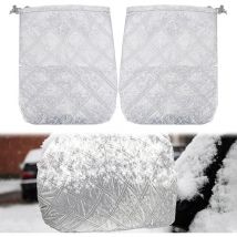 CSPARKV 1 Paire Housse de Rétroviseur Latéral de Voiture Voiture Côté Miroir Neige Housse Housse de Protection pour Rétroviseur Extérieur Sac de