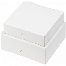 Boîte pâtissière 16 x 16 x 5cm - paquet 50 boites