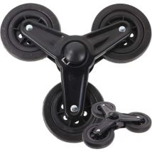 1 par de ruedas para carrito de compras, ruedas triangulares para carrito de compras, repuestos para ruedas de carrito, suministros para carritos,