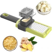 Linghhang - 1 pc Presse Ail, Ecrase Ail Manuel, Presse-Ail de Cuisine Professionnelle, Presse Ail à Bascule Inox, Hachoir à Ail Broyeur de Gingembre,