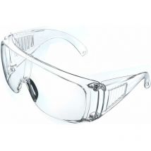 1 pcs de Lunettes de Sécurité Transparentes pour Porteurs des Lunettes, Anti-Poussière, Eclaboussure, Pliable, Portable pour Chantier, Construction,