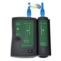 1 pièce Noir Testeur de Câbles Réseau RJ11 RJ12 RJ45 Testeur de Câbles Réseau RNIS Testeur de Câbles Patch TRIMEC