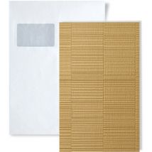 Wallface - 1 pieza de muestra S-24962 notch Gold structure Collection muestra Panel de pared en tamaño aprox din A5