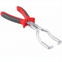 1 pinza para abrazadera de manguera de línea de combustible (roja) Herramienta para abrazadera de manguera de línea de combustible Herramienta para