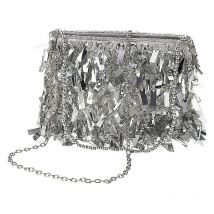 1 pochette bandoulière à paillettes pour fille