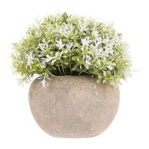 1 pot de fleurs en fausses plantes