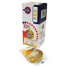 1 pz nastro biadesivo mm. 15X10 mt. col. trasparente