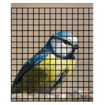 1 pz rete per recinzioni plast. maglia MM.12X12 ï filo MM.1,20 h cm. 50 col. nero