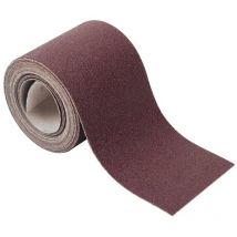 Wolfcraft - Rouleau de papier abrasif avec bande auto-agrippante 5811000 Grain 80 (l x l) 4 m x 93 mm 4 m