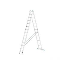 Scala componibile 2x9 pioli - Lunghezza spiegata 4.28m - 7509