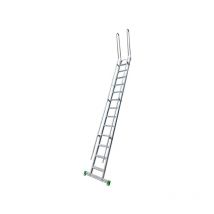 Echelle Direct - Scala in alluminio a gradini per soppalco - Gradini profondi 8.5cm - Altezza raggiungibile 3.28m - S15/14RV