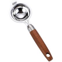 1 séparateur de blancs d'œufs, outil de séparation des protéines, accessoire de cuisine (argent)
