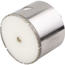 Wolfcraft - Sierra de corona Diamant 'Ceramic' con broca de centrado, vástago 10 mm, profundidad de corte 45 mm - ref.5931000