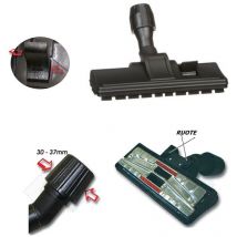 1 spazzola con ruote +setole pavimento e tappeti aspirapolvere universale asp 25