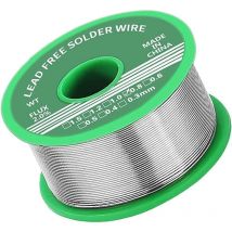 1 Stück 0,8 mm Lötzinn, bleifreies Zinn mit Kolophoniumkern, Lötzinn mit Flussmittel 20 g, Lötdraht zum Reparieren und Heimwerken von elektrischen