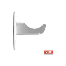 RAM - Support de Rideau pour Radiateur – Vissé Axe L105 Blanc