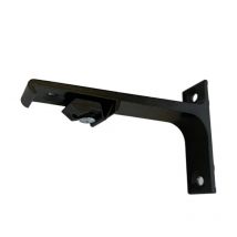 Decorail - Support de fixation murale pour tringle rideau rail l 100 mm Coloris - Noir mat