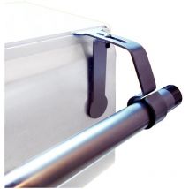 Secodir - 1 Support tringle rideau Ø28mm sans perçage coffret volet roulant Coloris - Nickel
