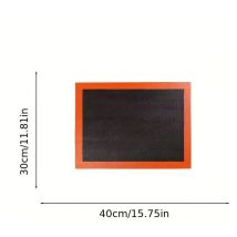 Rapanda - 1 tapis de four en silicone microporeux, 40 x 30 cm, tapis de cuisson réutilisable en silicone microporeux pour pâte à pain, pizza, macaron