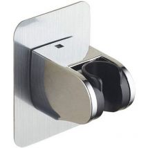 1-teiliger Duschhalter, selbstklebender, abnehmbarer Duschkopfhalter zur Wandmontage, verstellbarer Winkel, wasserdicht, robust, Wandmontage,