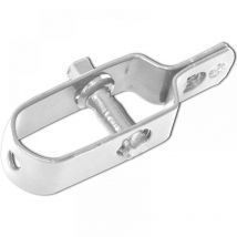 Cyslmuk - 1 tensor de valla galvanizado de 9 cm, tensor de sujeción de alambre pequeño totalmente de acero galvanizado