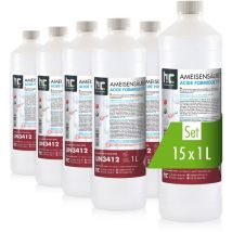 Höfer Chemie Gmbh - 15x 1 l Ameisensäure 75% technische Qualität