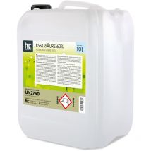 Höfer Chemie Gmbh - 10 l Acide Acétique 60% (1 x 10 l) Produit technique - Fiable pour l'élimination des salissures tenaces