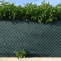 Iberogarden - 1 x 50 m) malla de ocultacion verde oscuro 120 gramos