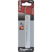 Foret à métaux 6 mm – Piranha – Accessoire pour perceuse – Matières, Quantité par pack, Longueur, Type d'emmanchement, Largeur