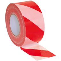 Yuzet - 1 x Barrier Warning Tape non Adhesive Red/White 75mm x 500m Cordon - Red/White