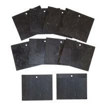 10 Ardoises de marquage spéciales jardin 10 X 12 cm