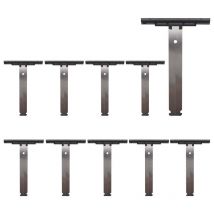 Store Menuiserie - 10 Attaches de Tablier, Fixation par clip, Système de Verrou pour Volet Roulant