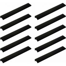 10pcs black Kitchen Cabinet Drawer Pull Handle (160mm, black)