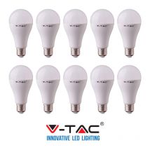 10 led V-tac Bulb E27 8.5W watt cold light bulbs